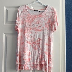 Onque Casual Pink/Rose Floral Top